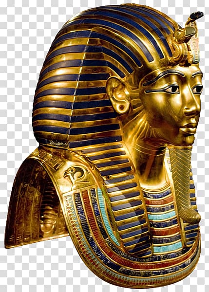 Tutankhamun's mask Ancient Egypt Egyptian Museum Pharaoh, mask transparent background PNG clipart