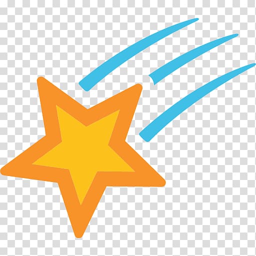 brown and yellow falling star illustration, Cute Shooting Star transparent background PNG clipart