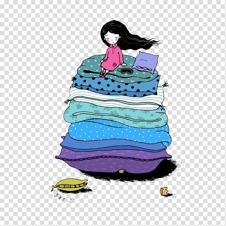 The Princess and the Pea, princess transparent background PNG clipart