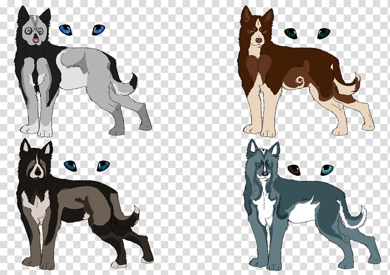 Siberian Husky Dog breed Cat Puppy Wolfdog, Cat transparent background PNG clipart