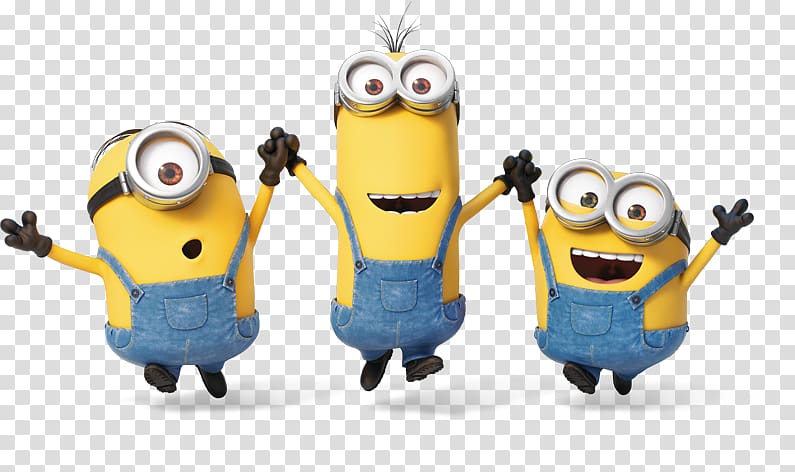 three Minion characters illustration, Kevin the Minion Minions Stuart the Minion Despicable Me YouTube, Minions Paradise transparent background PNG clipart