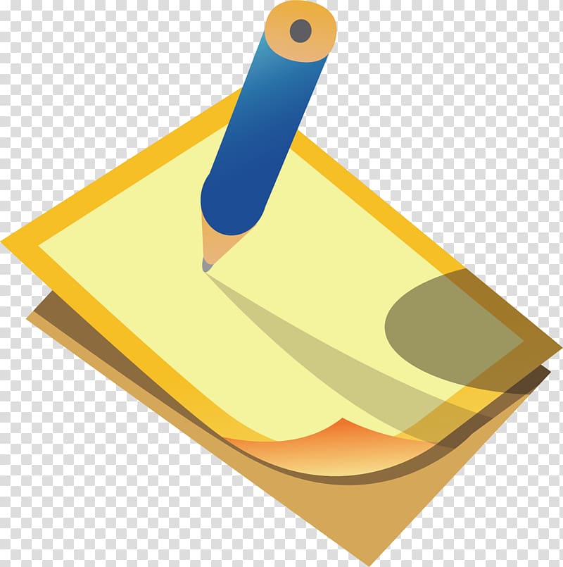 Paper Pencil Material, Pen and paper material transparent background PNG clipart