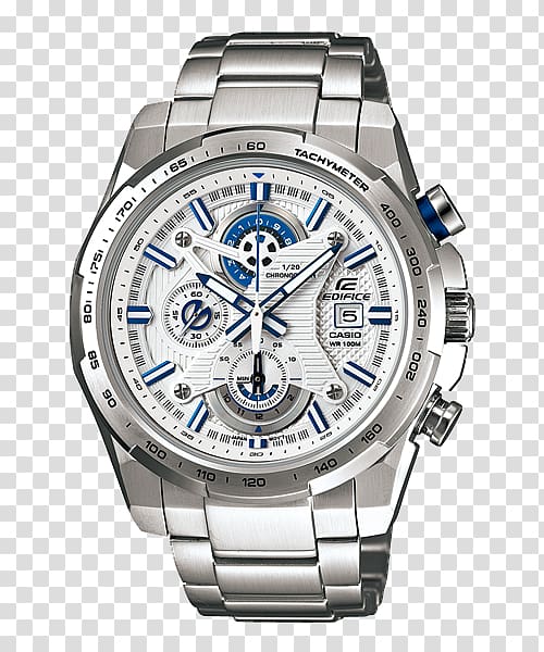 Casio Edifice Watch Chronograph Tachymeter, watch transparent background PNG clipart