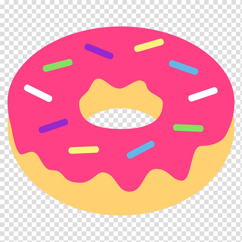 Donuts Emoji Luther Burger Text messaging Custard, Emoji transparent background PNG clipart