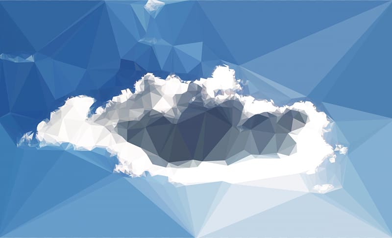 Sky Low poly Blue Cloud Sunlight, sky transparent background PNG clipart