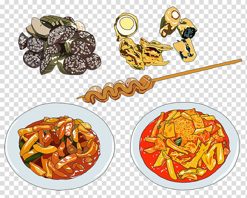 Drawing Food Bento Painting, cooking watercolor transparent background PNG clipart