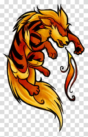 Arcanine Pokeball, pokeball illustration transparent background