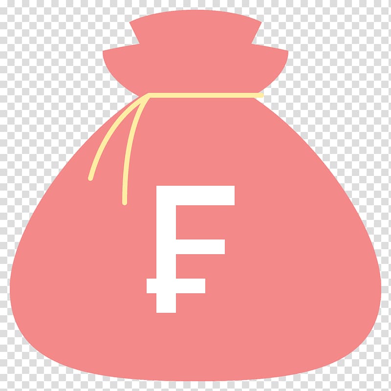 Money bag Banknote Swiss franc Euro, money bag transparent background PNG clipart