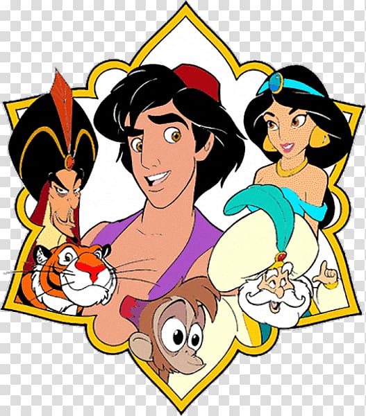 Aladdin Princess Jasmine Genie Jafar Abu, aladdin transparent background PNG clipart