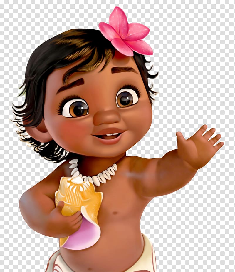 Moana Birthday Party Child The Walt Disney Company, baby, baby Moana illustration transparent background PNG clipart