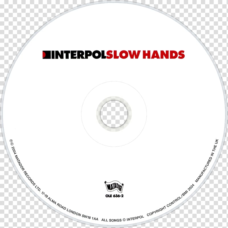 Compact disc Antics Interpol Slow Hands, Interpol transparent background PNG clipart