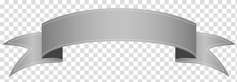 Ribbon Banner , Silver Banner , gray ribbon transparent background PNG clipart