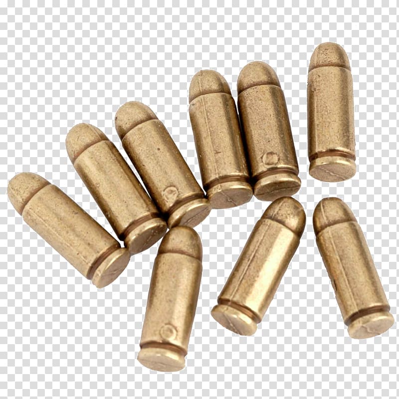 Bullet Dummy round Thompson submachine gun Firearm, bullet transparent background PNG clipart