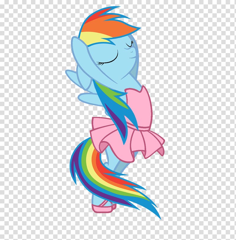 Rainbow Dash My Little Pony Applejack Ballet Dancer, My little pony transparent background PNG clipart