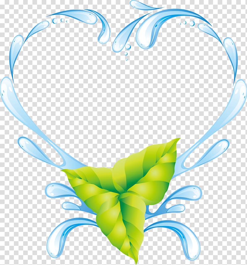 green leaf illustration, Shape of water droplets transparent background PNG clipart