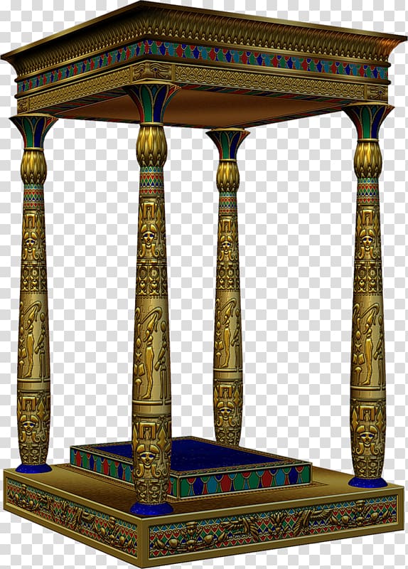 Egypt Architecture , Egyptian painting style pavilion transparent background PNG clipart