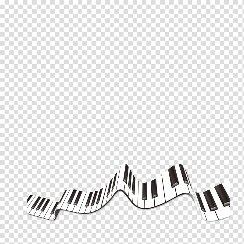 Computer keyboard Black and white Computer mouse Musical keyboard Piano, keyboard transparent background PNG clipart