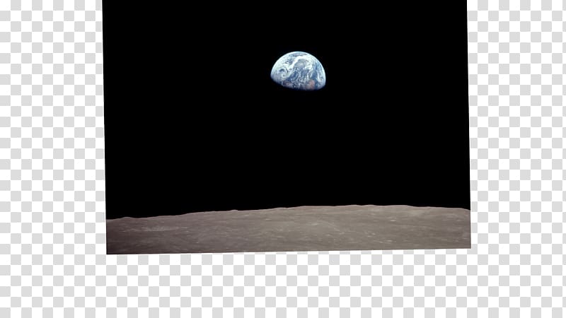 Earthrise A Man on the Moon: The Voyages of the Apollo Astronauts Apollo 8 Lunar Reconnaissance Orbiter, nasa transparent background PNG clipart