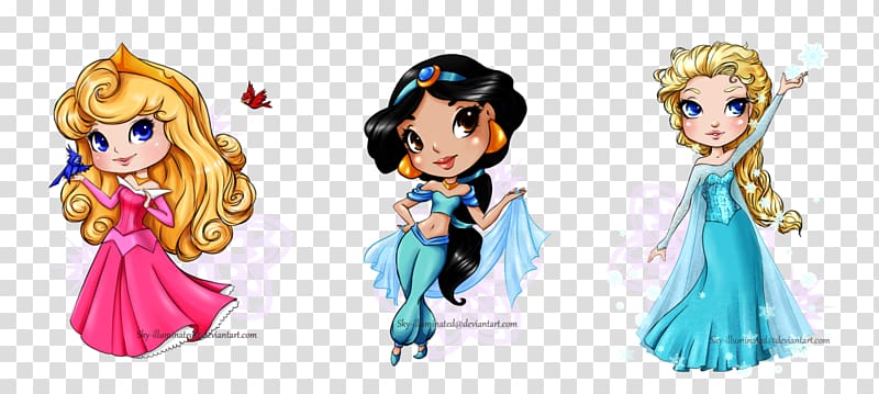 cute disney princess chibi