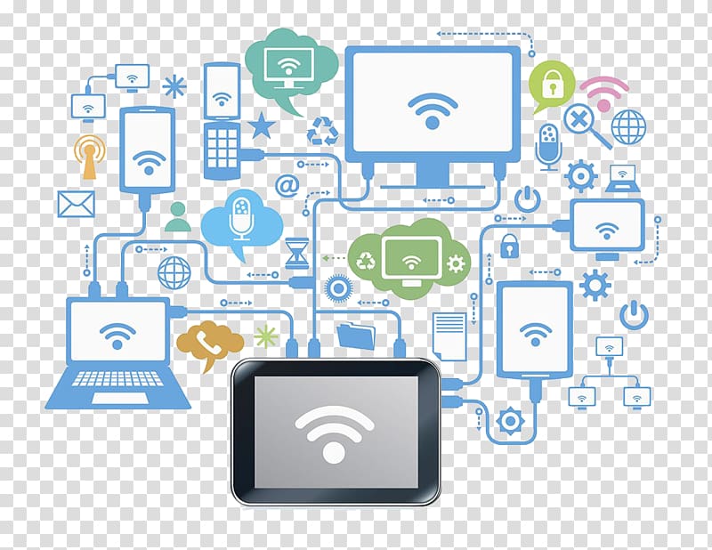 Technology Bluetooth Internet of Things, Tablet PC illustration transparent background PNG clipart