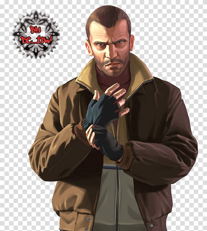 GTA IV Niko Bellic Brown Bomber Jacket