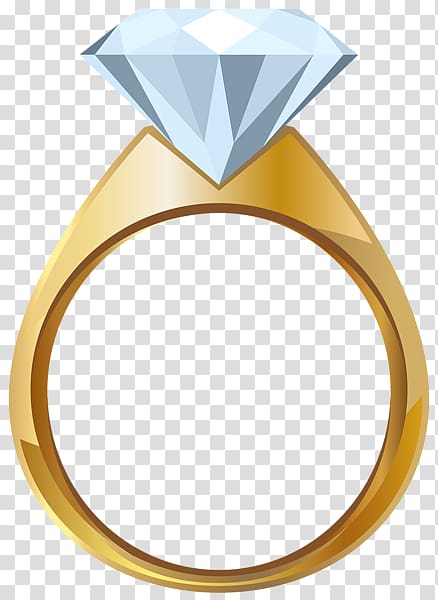 Engagement ring Wedding ring Gold , gold jewelry transparent background PNG clipart