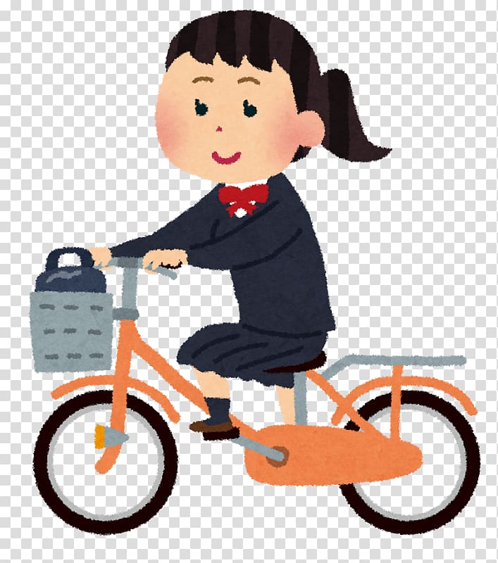 Student transport Bicycle いらすとや Illustrator, student transparent background PNG clipart