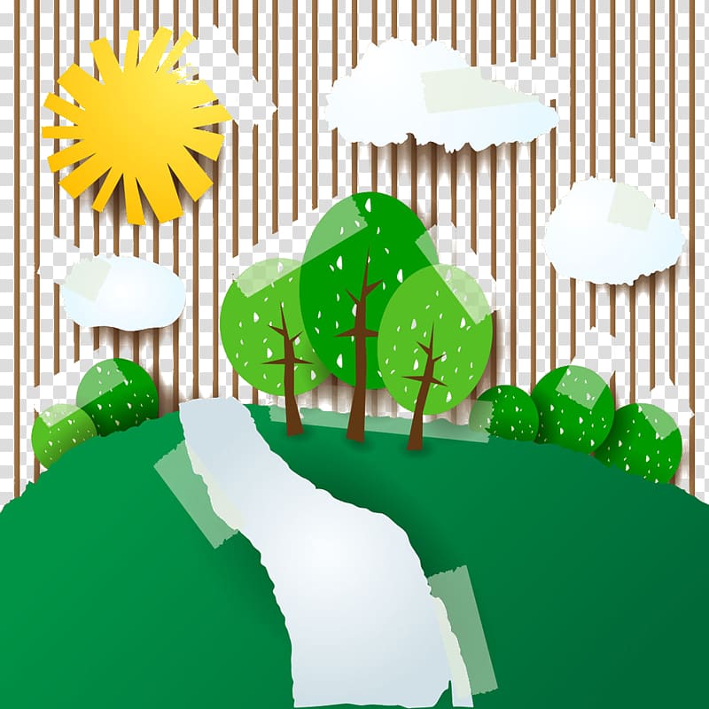 Euclidean Illustration, Creative Forest transparent background PNG clipart
