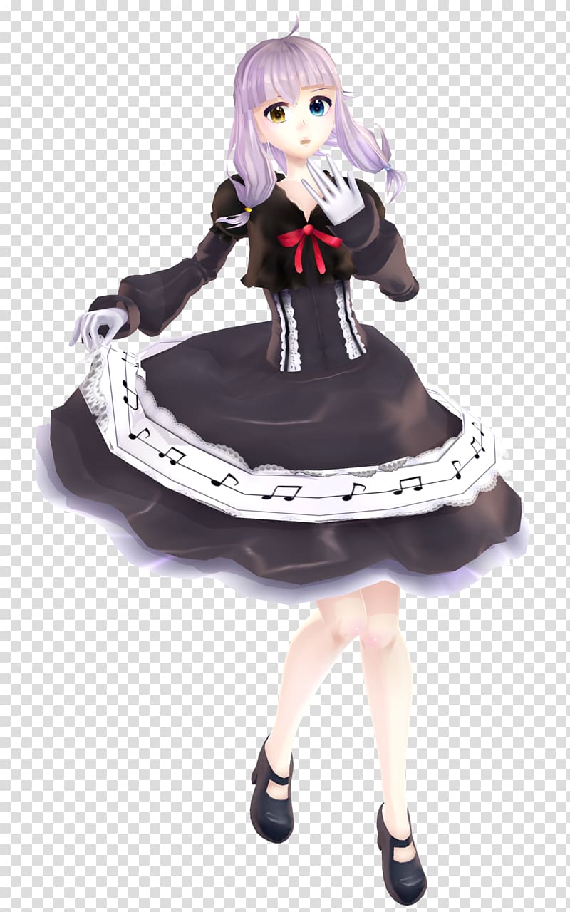 MikuMikuDance Model Vocaloid Megpoid Hatsune Miku, model transparent background PNG clipart