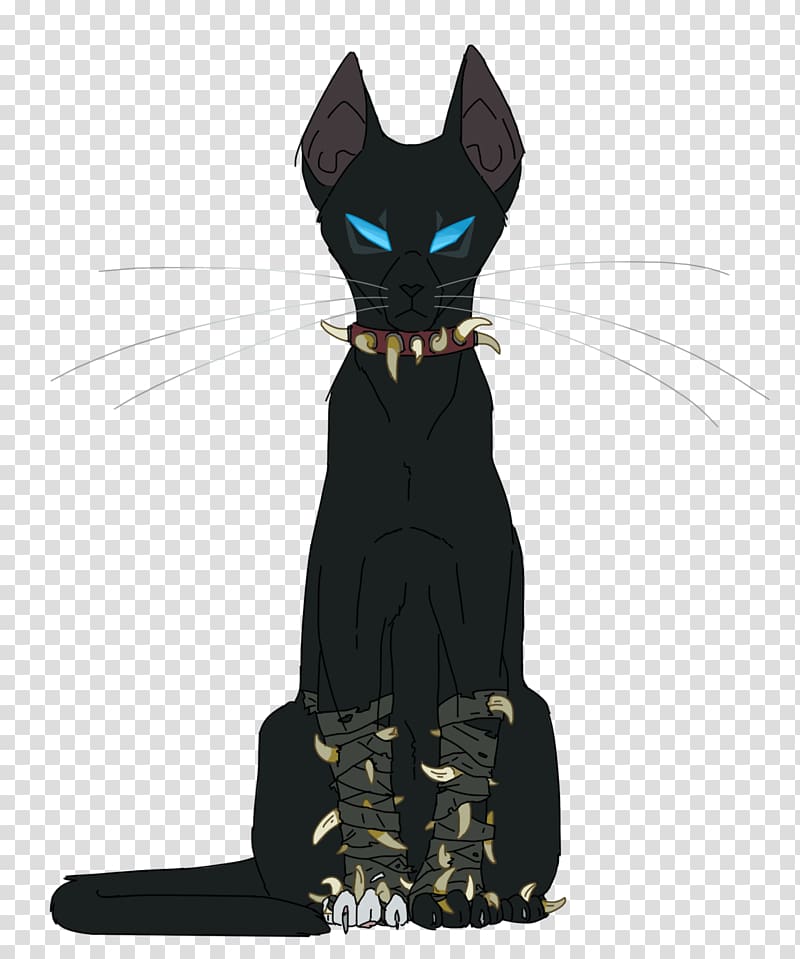 Black cat The Rise of Scourge Warriors Whiskers, Cat transparent background PNG clipart
