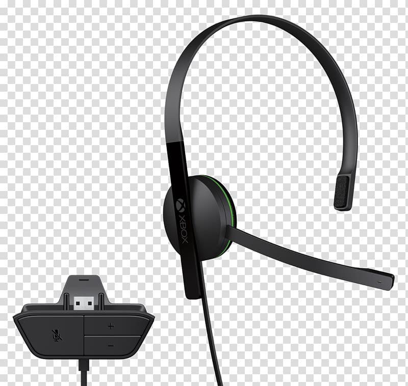 Xbox 360 Microsoft Xbox One Chat Headset Headphones, headphones transparent background PNG clipart