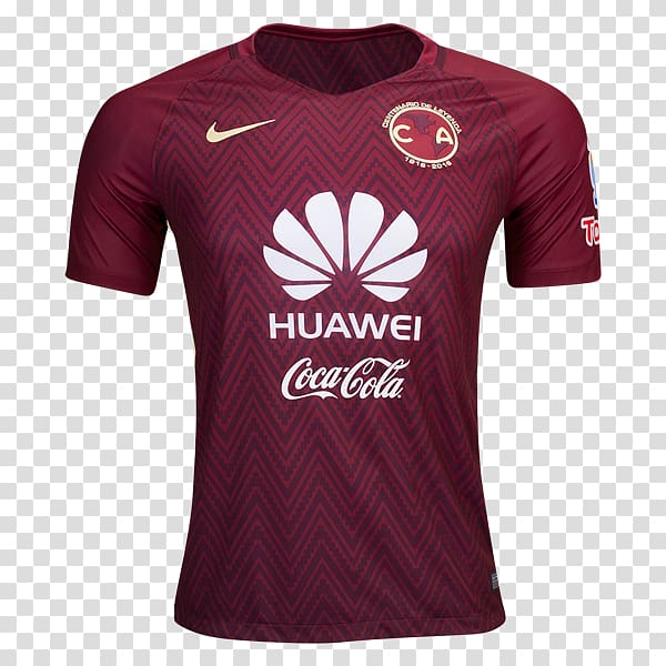 Club América T-shirt Liga MX Third jersey, soccer jersey transparent background PNG clipart