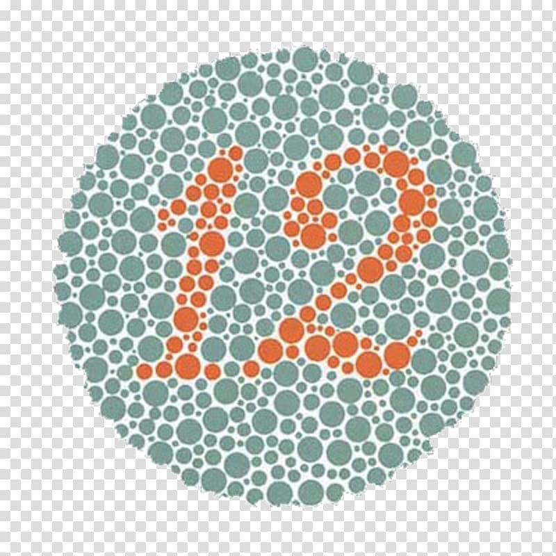 Color blindness Ishihara test Visual perception Color vision, others transparent background PNG clipart