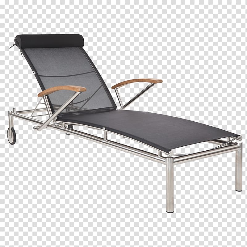 Sunlounger Deckchair Furniture Chaise longue, chair transparent background PNG clipart