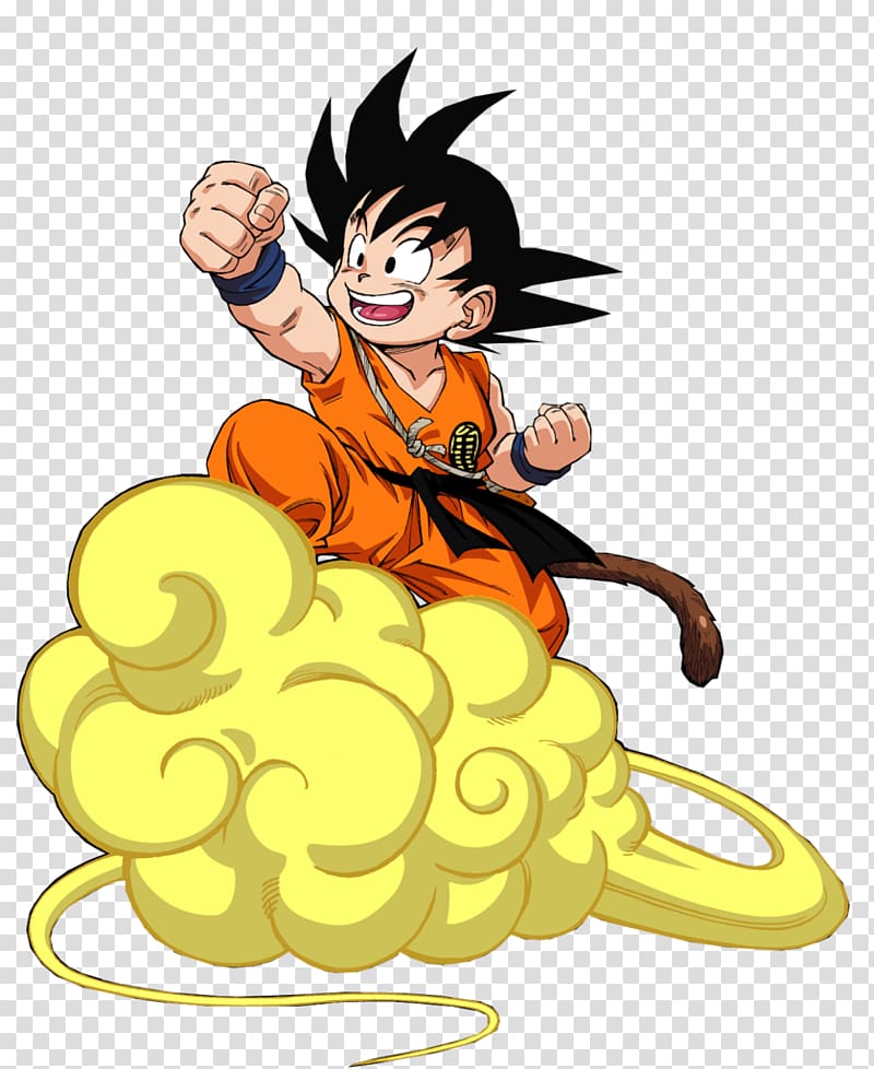Son Goku illustration, Goku Chi-Chi Gohan Dragon Ball Kinto\'un, goku transparent background PNG clipart