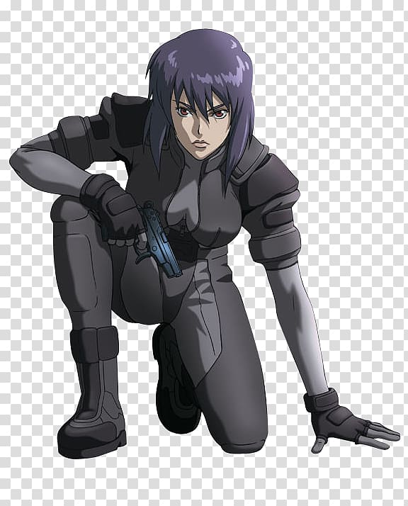 Motoko Kusanagi Batou Ghost in the Shell Public Security Section 9 Anime, Anime transparent background PNG clipart