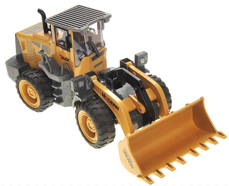 Komatsu Limited Bulldozer Radio control Loader Remote Controls, bulldozer transparent background PNG clipart