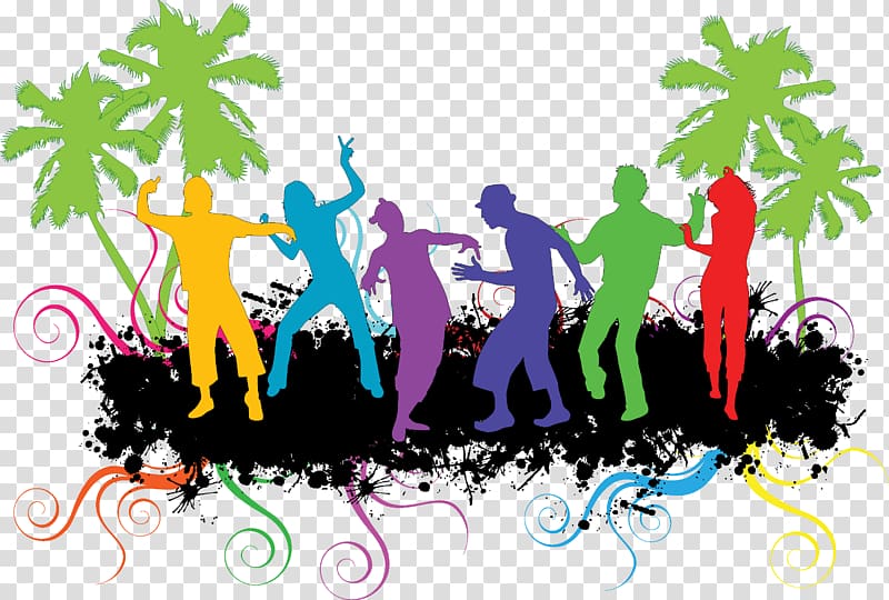 Dance party , Zumba silhouette transparent background PNG clipart