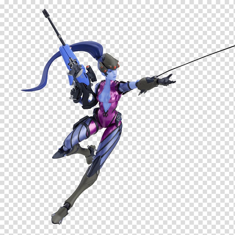 Overwatch Widowmaker Figma Action & Toy Figures Clothing, 守望先锋 transparent background PNG clipart