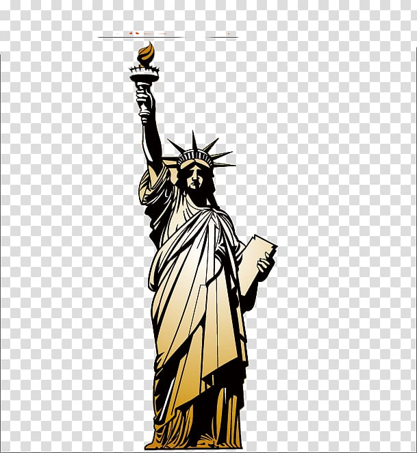 Statue of Liberty Drawing , Cartoon Statue of Liberty transparent background PNG clipart