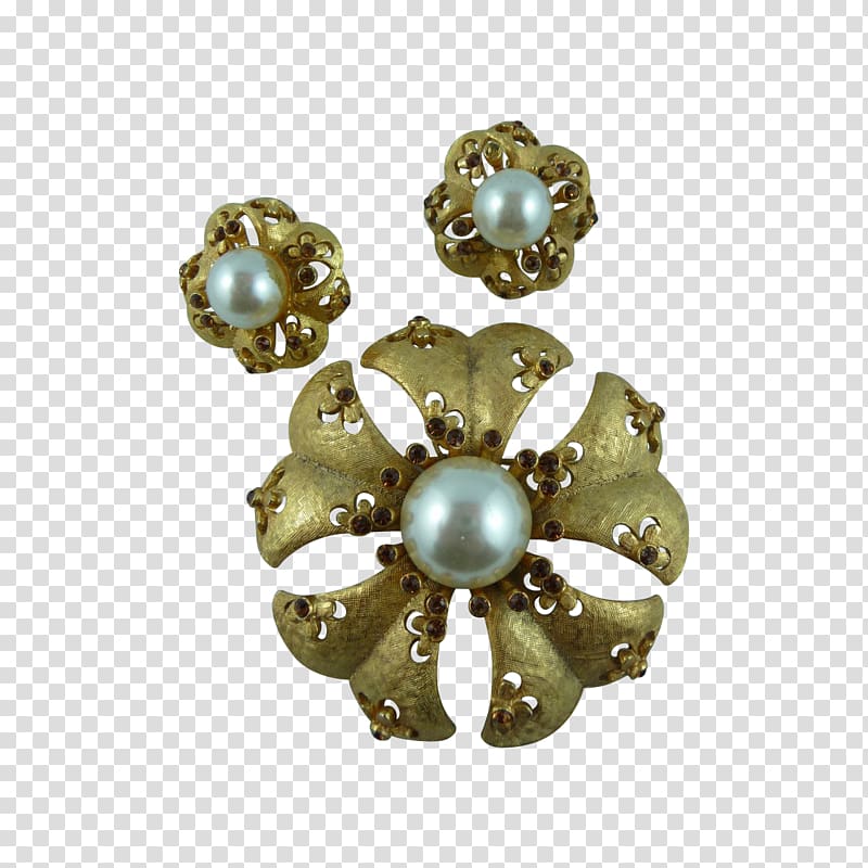 Earring Jewellery Gemstone Clothing Accessories Brooch, free buckle exquisite petal transparent background PNG clipart
