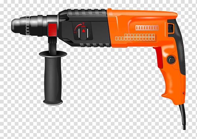 Hand tool Hammer drill Cordless Power tool, Drill transparent background PNG clipart