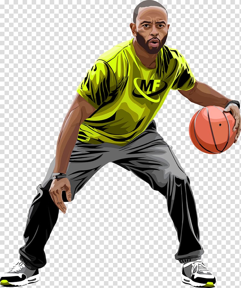 Basketball player Sport Dribbble T-shirt, nba transparent background PNG clipart