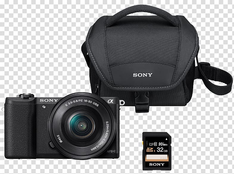 Sony α5100 Sony α6000 Sony ILCE camera Mirrorless interchangeable-lens camera, sony transparent background PNG clipart