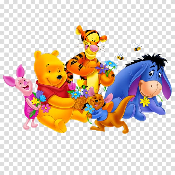 Winnie the Pooh Tigger Piglet Eeyore Roo, winnie the pooh transparent background PNG clipart