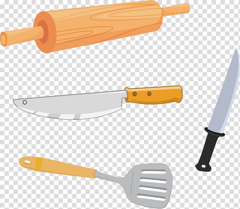 Rolling pin Wood Fork, Wood rolling pin transparent background PNG clipart