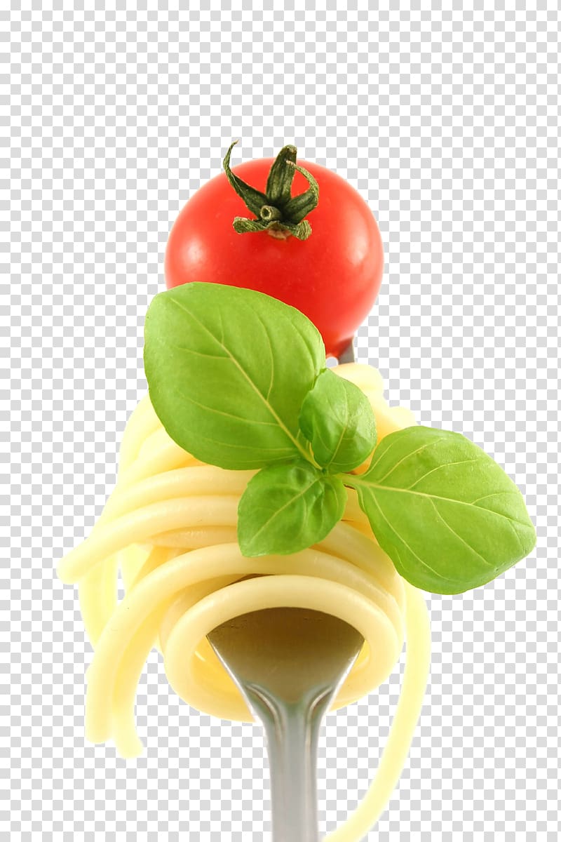 Tomato juice Tomato soup Cherry tomato Italian cuisine, A fork vegetable vegetables noodles transparent background PNG clipart