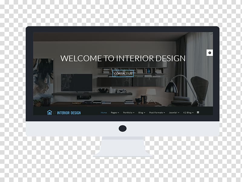 Joomla Website Template House, single page template transparent background PNG clipart
