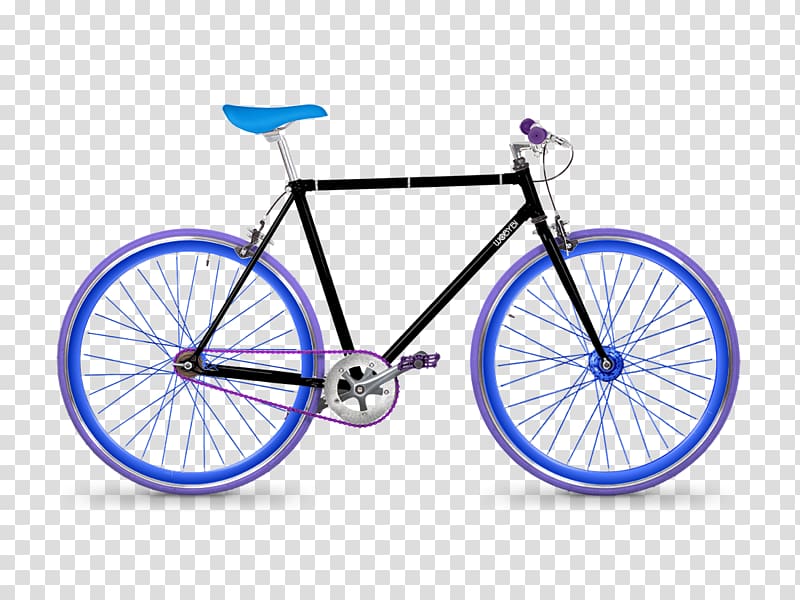 Single-speed bicycle Fixed-gear bicycle City bicycle Road bicycle, Bicycle transparent background PNG clipart