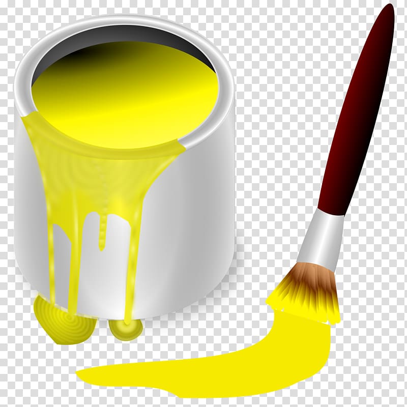 Paintbrush , bucket transparent background PNG clipart